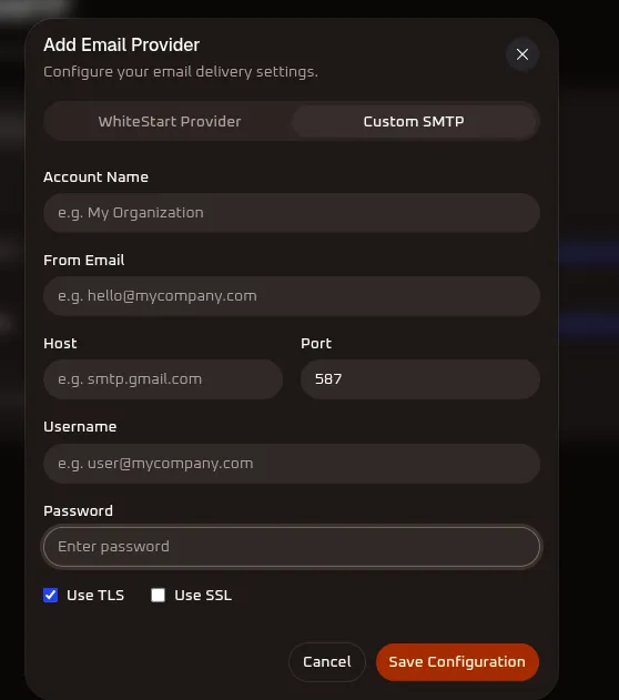 Connect Email Provider Modal