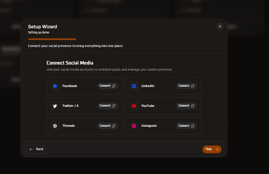 Connect Social Media