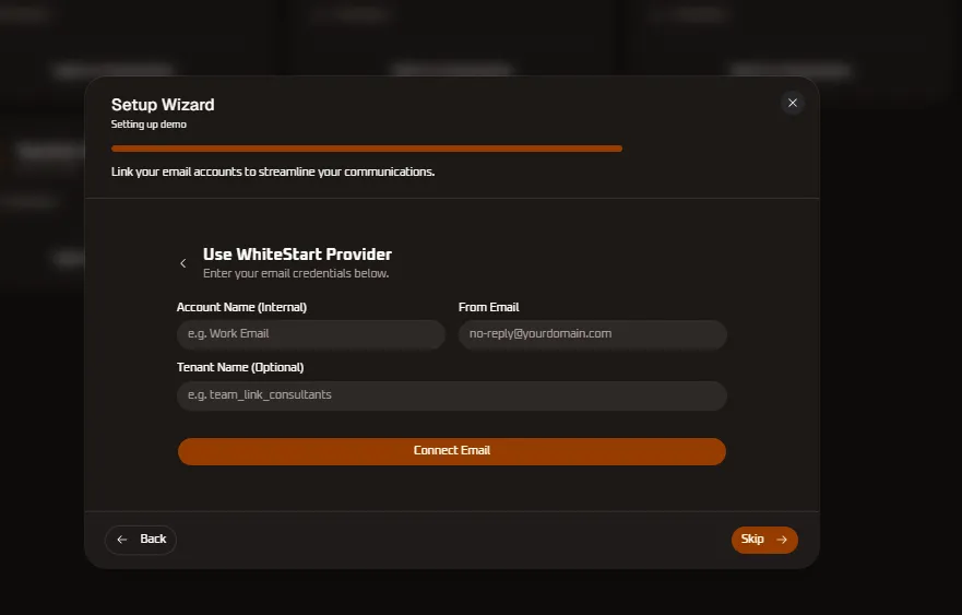 Use WhiteStart Provider