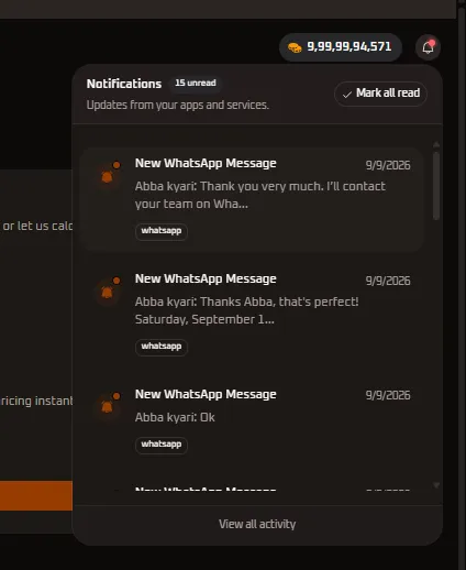 Notification Center Drawer