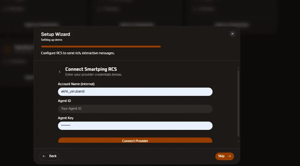 Connect Smartping RCS