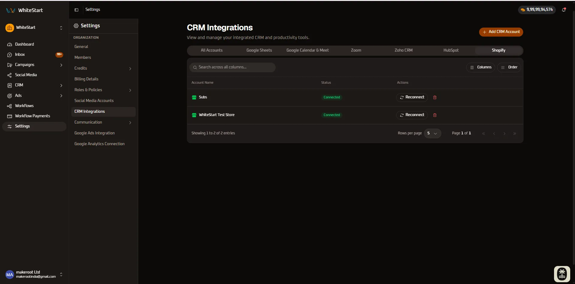 Shopify Integration