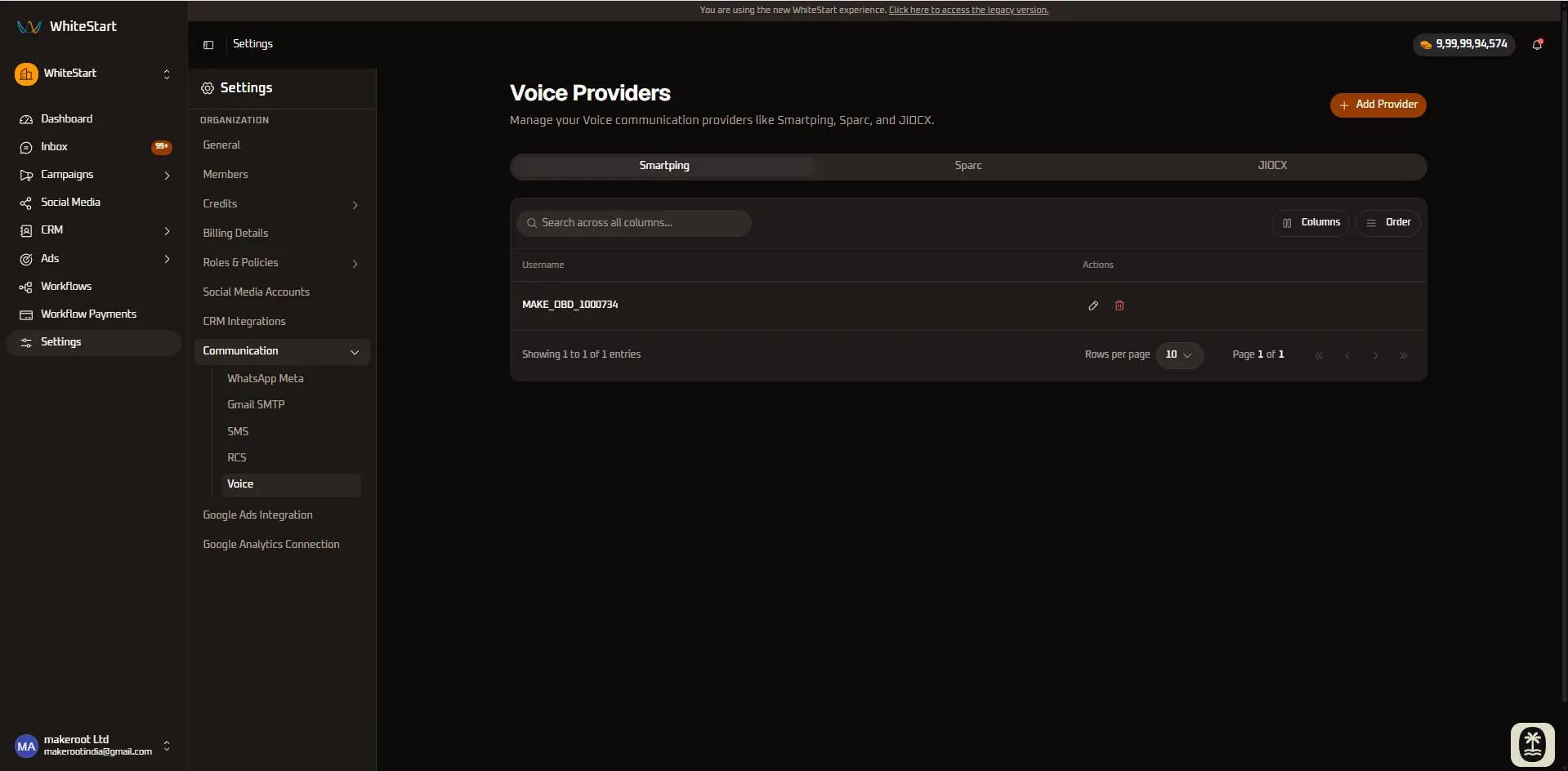 Voice Providers Overview