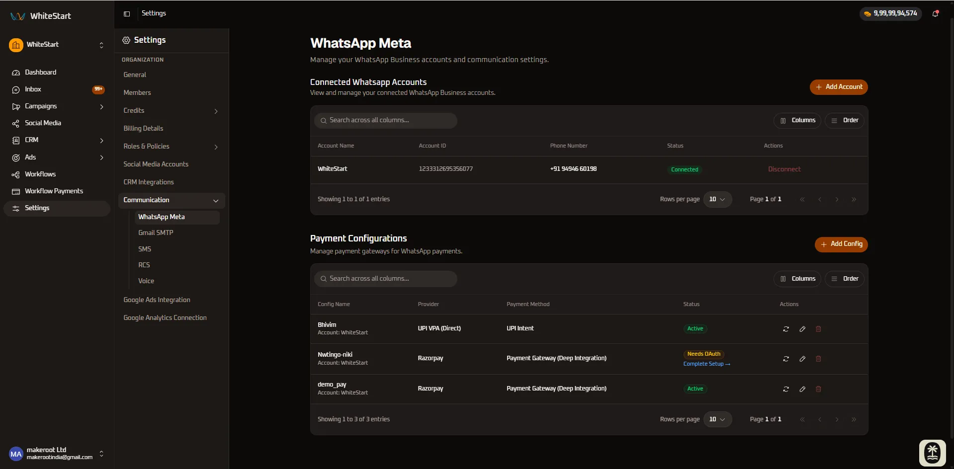 WhatsApp Meta Overview