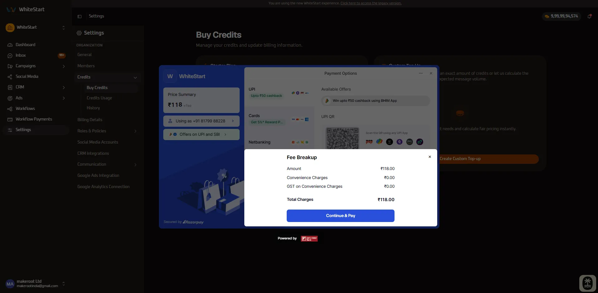 Starter Plan Checkout