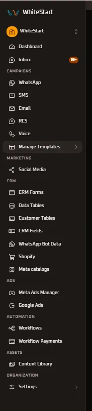 In-App Organization Switcher